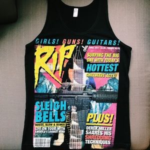 Sleigh Bells concert tank band top